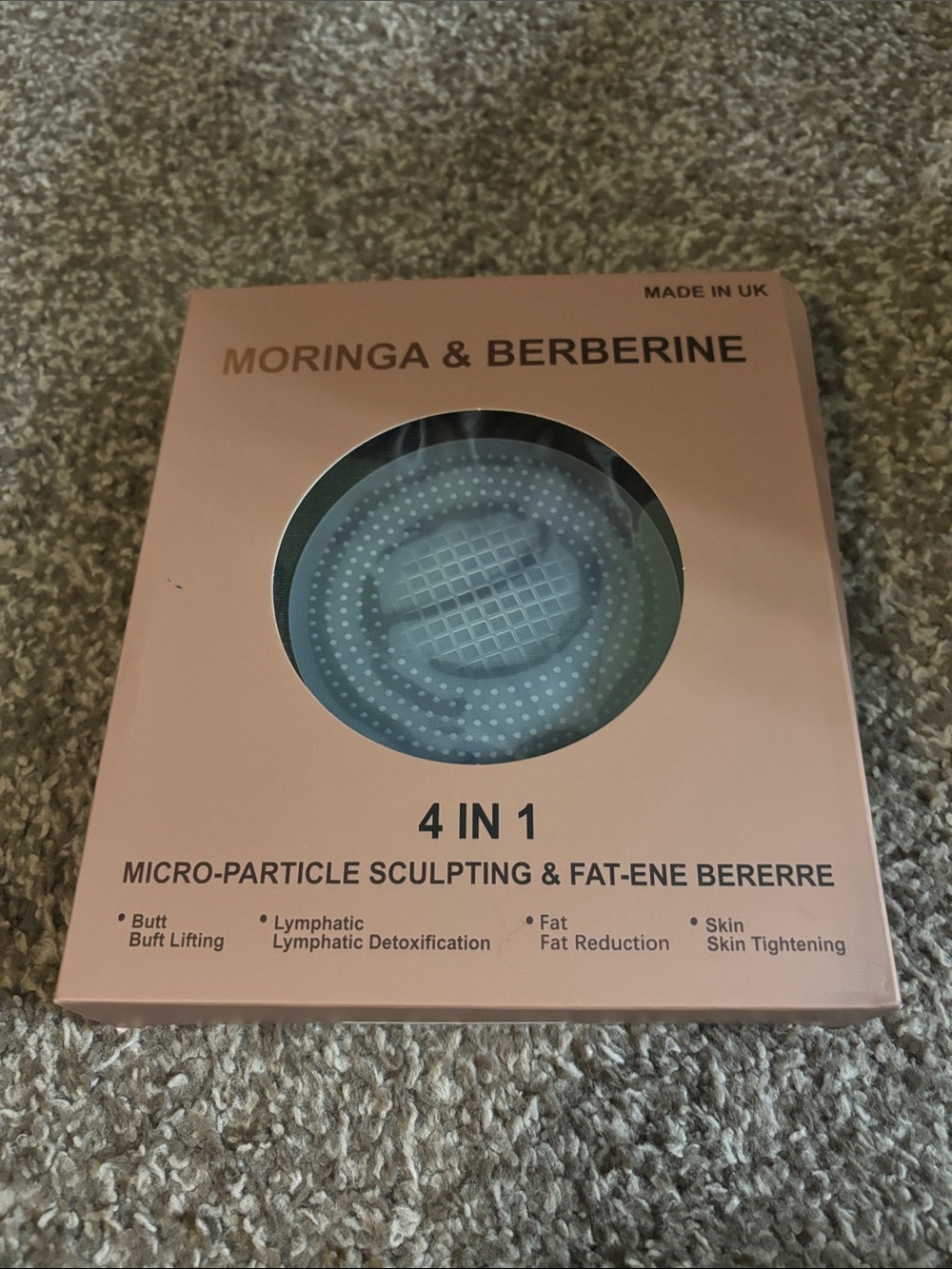 MORINGA & BERBERINE 4-in-1 Sculpting Pad - black